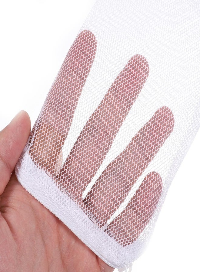 Xyembu 10 Pcs 4 x 6 inch Mesh Filter Bags, Reusable Bags with Zipper, Aquarium Filter Media Bag, Reusable Mesh Bags for Fish Tank Aquarium Filters - Image 4